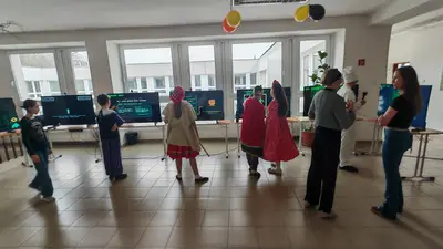 Trieda plná interaktívnych staníc